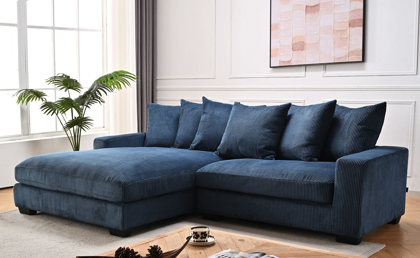 Luxe - Oversized 2 Piece Sectional Couches For Living Room, L Shaped Sofa With Chaise US Pride
