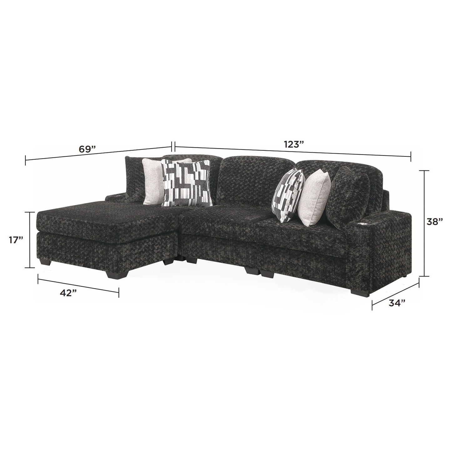 Magnum - Modern Sectional Sofa Matrix Furniture Group