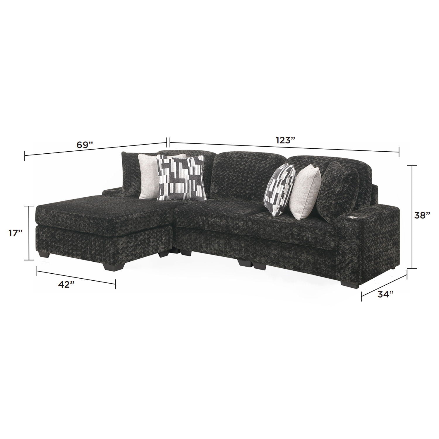 Magnum - Modern Sectional Sofa Matrix Furniture Group