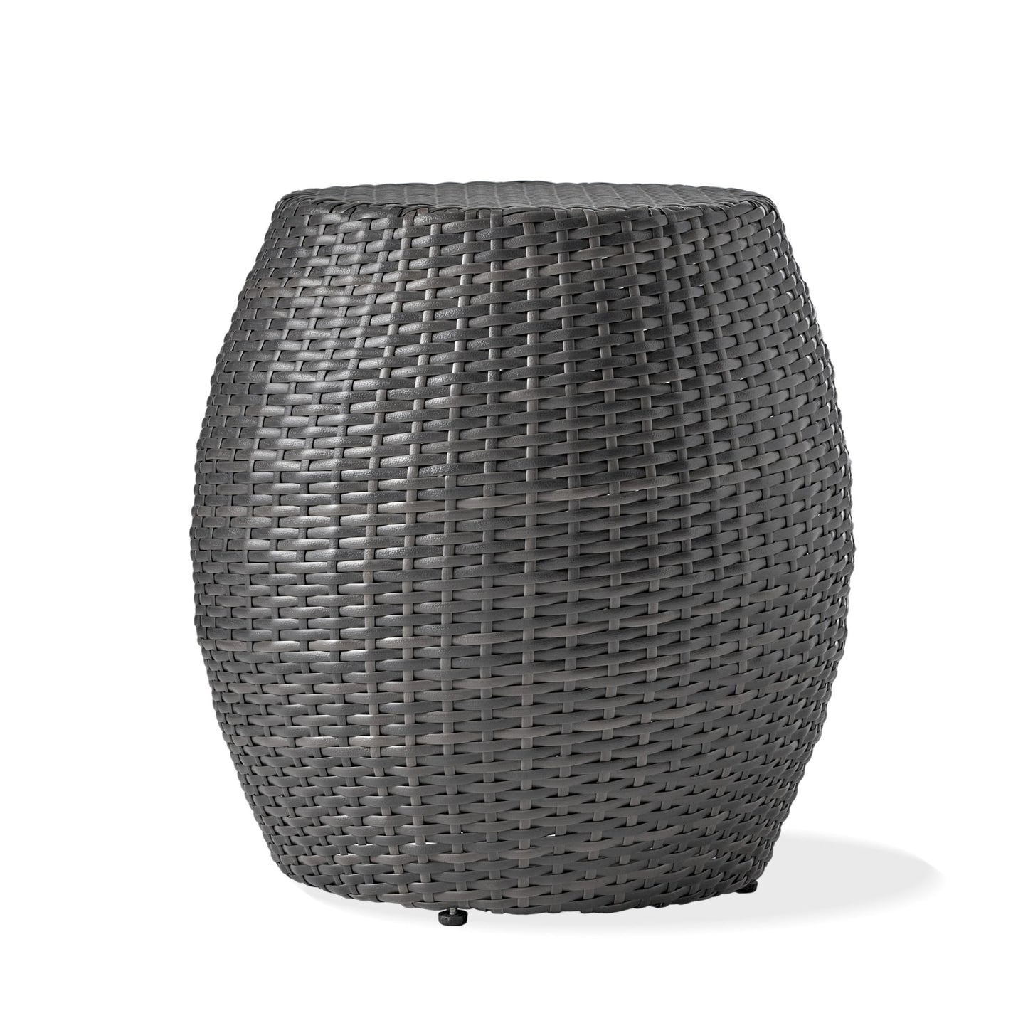 Outdoor Wicker Patio Side Table Noble House