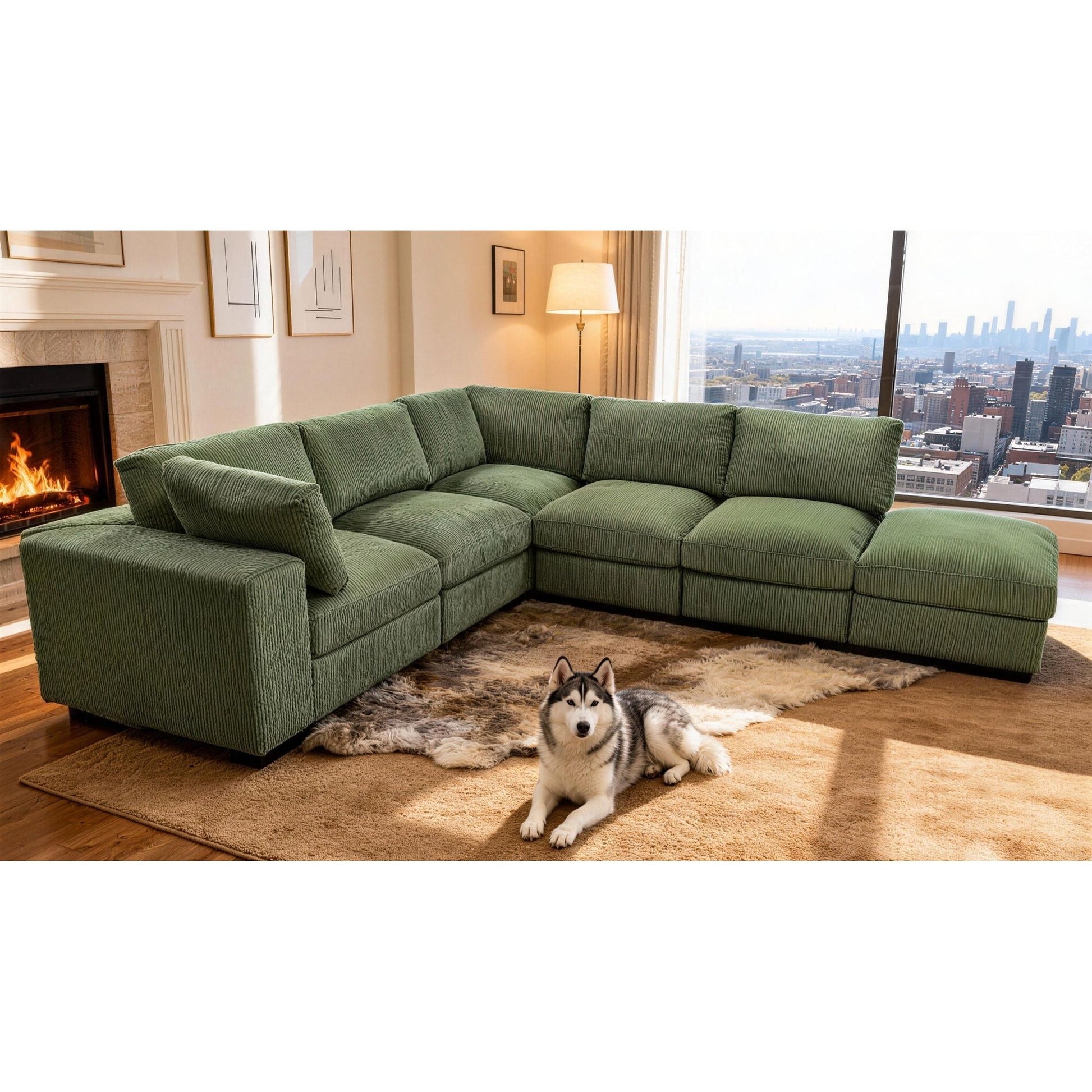 Reversible Modular Sectional Sofa With Custom Configuration Home Essentials