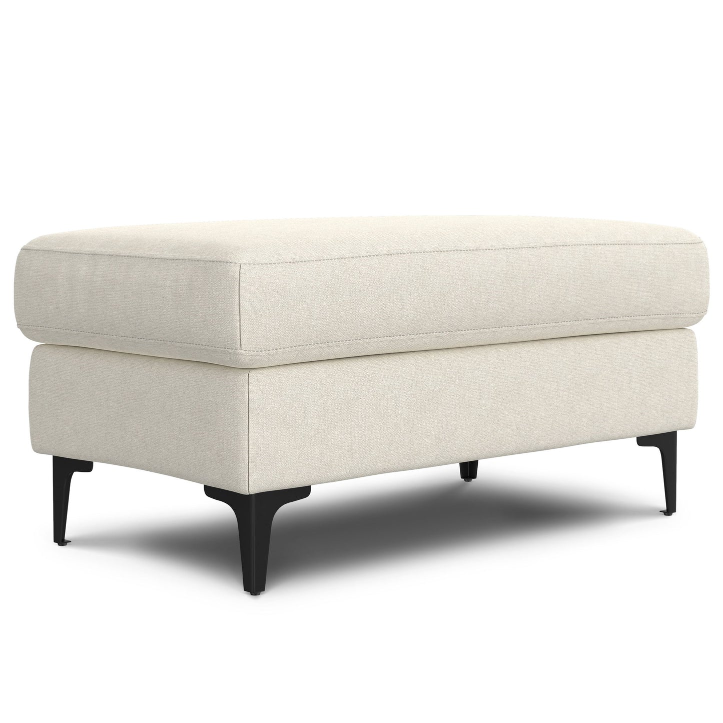 Ava - Versatile Mid Century Ottoman Simpli-Home