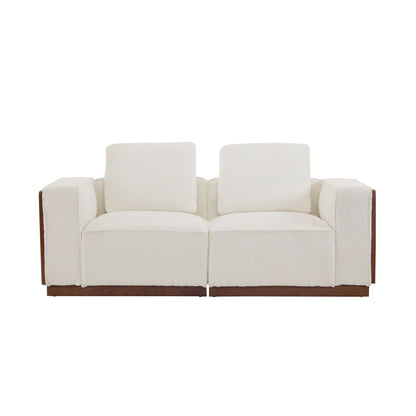 Chita - Modular Sectional Sofa 2 Seater With Larger Seats - Beige Noble House