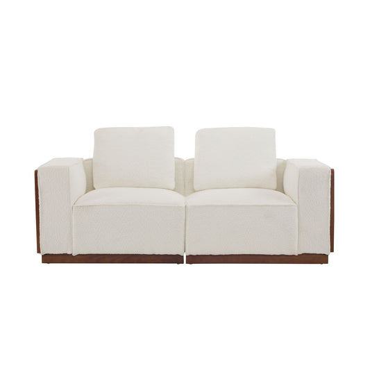 Chita - Modular Sectional Sofa 2 Seater With Larger Seats - Beige Noble House