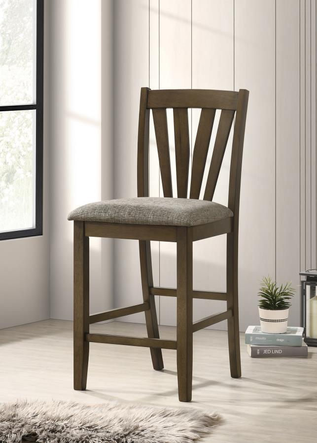 Canfield - Counter Height Dining Side Chair (Set of 2) - Brown Coaster Fine Furniture