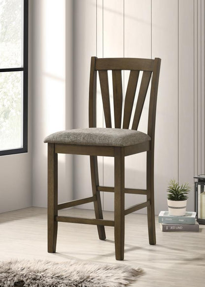 Canfield - Counter Height Dining Side Chair (Set of 2) - Brown Coaster Fine Furniture