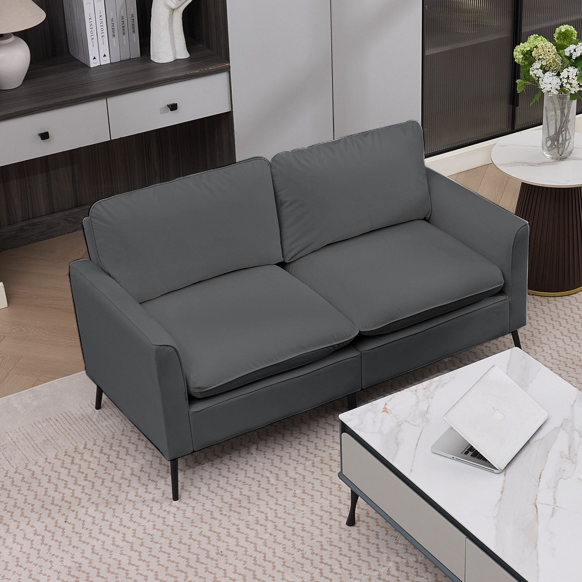 Upholstered Loveseat, For Living Room Home Essentials