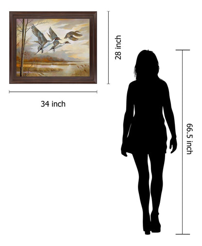 Soaring Pintails - 28" x 34" Framed Wall Art Classy Art