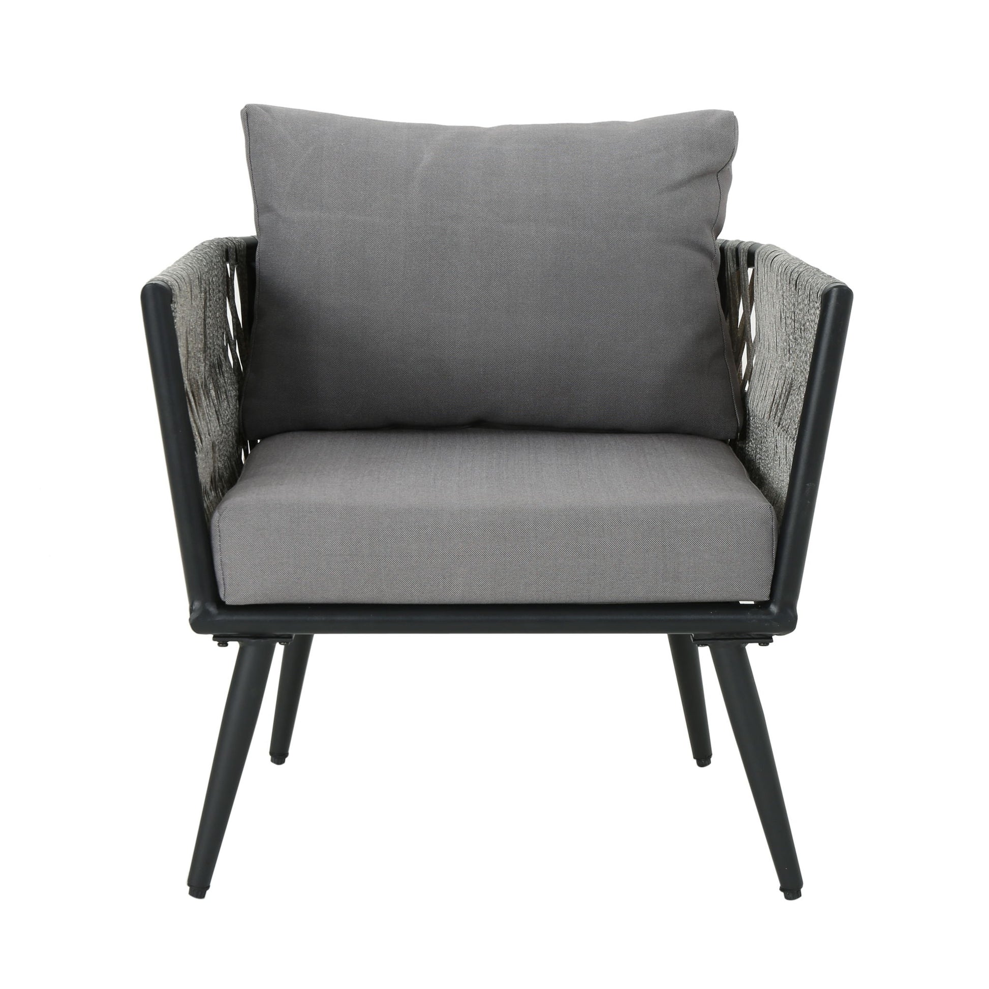 Oceanus - Chat Set Chair - Gray Noble House