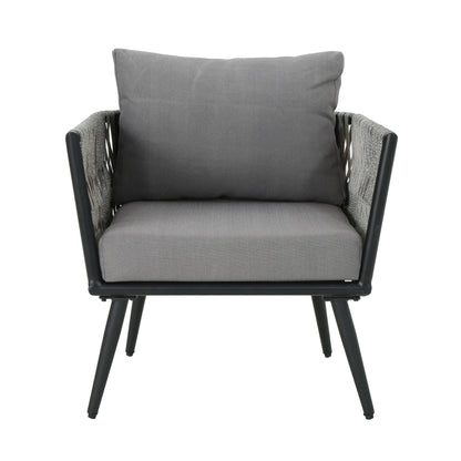 Oceanus - Chat Set Chair - Gray Noble House