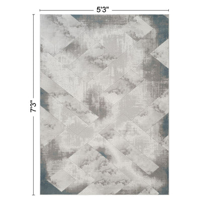 Geometrix - Contemporary Rug With 3D Effect Icona Home Decor