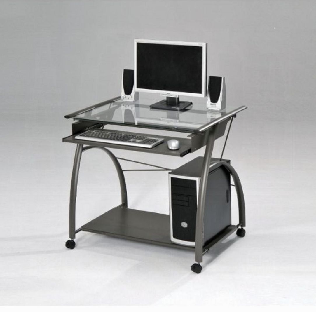 Vincent - Computer Desk - Pewter Acme