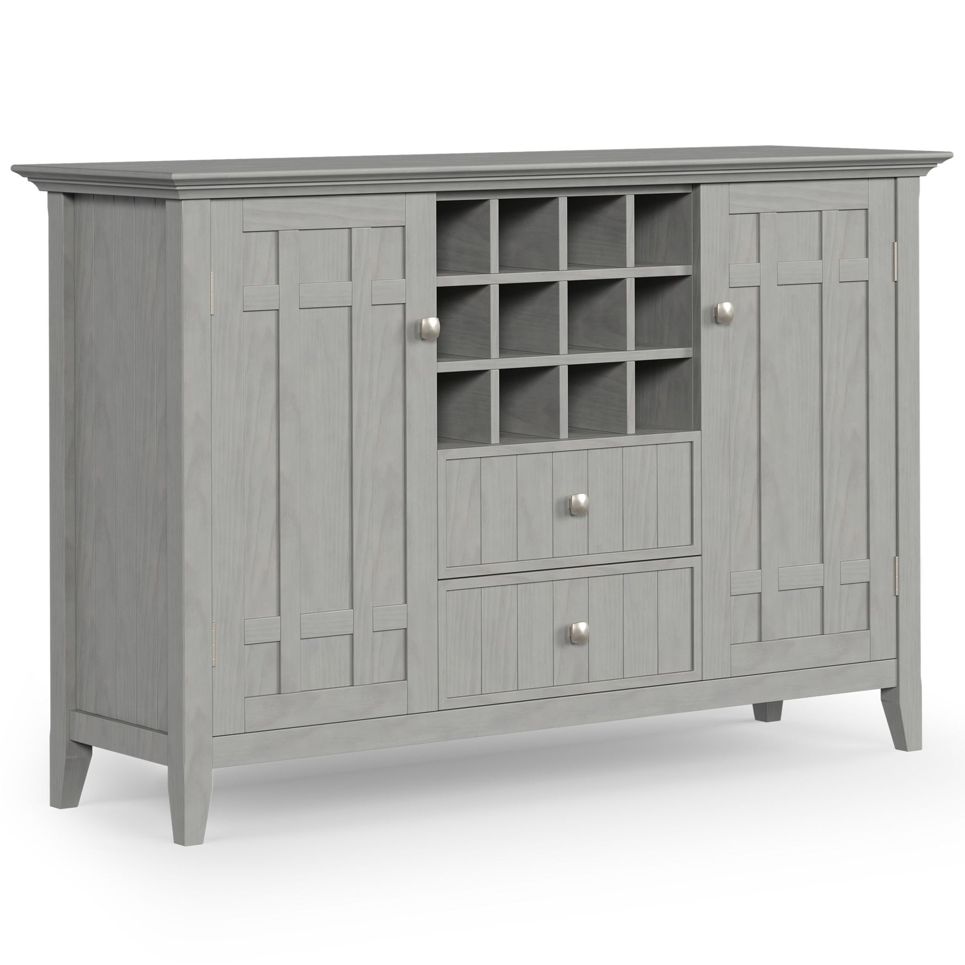 Bedford - Sideboard Buffet And Wine Rack Simpli-Home