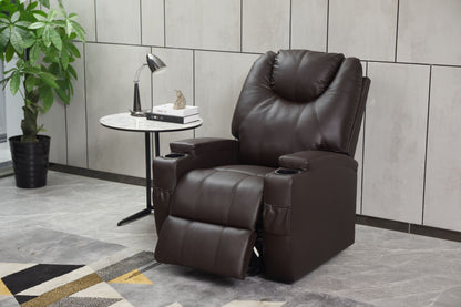 Modern Recliner Chair With Cup Holders, Remote Control Home Essentials