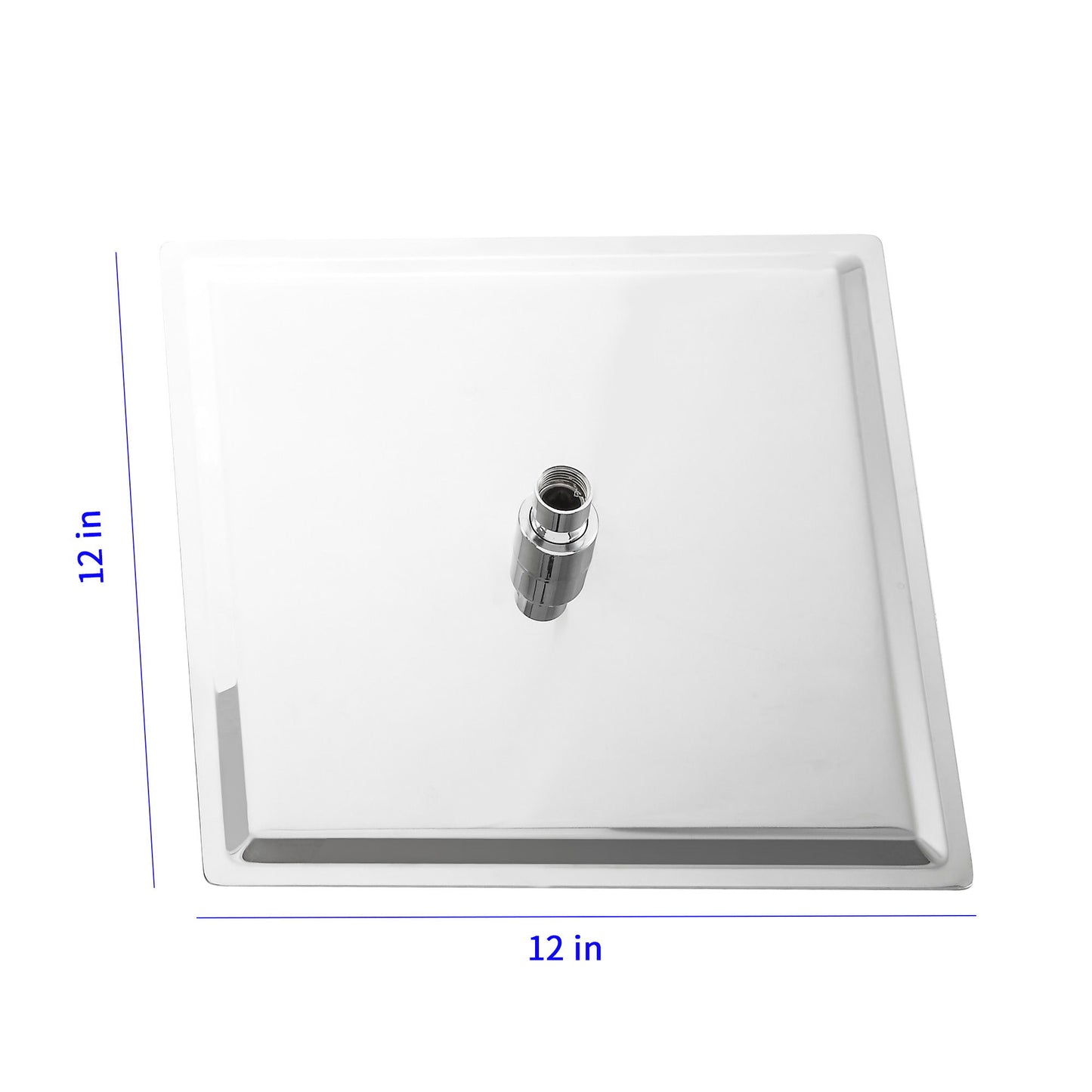 Ultra Thin Square Rainfall Shower Head Stainless Steel, Wall Or Ceiling Mount Daily Nest