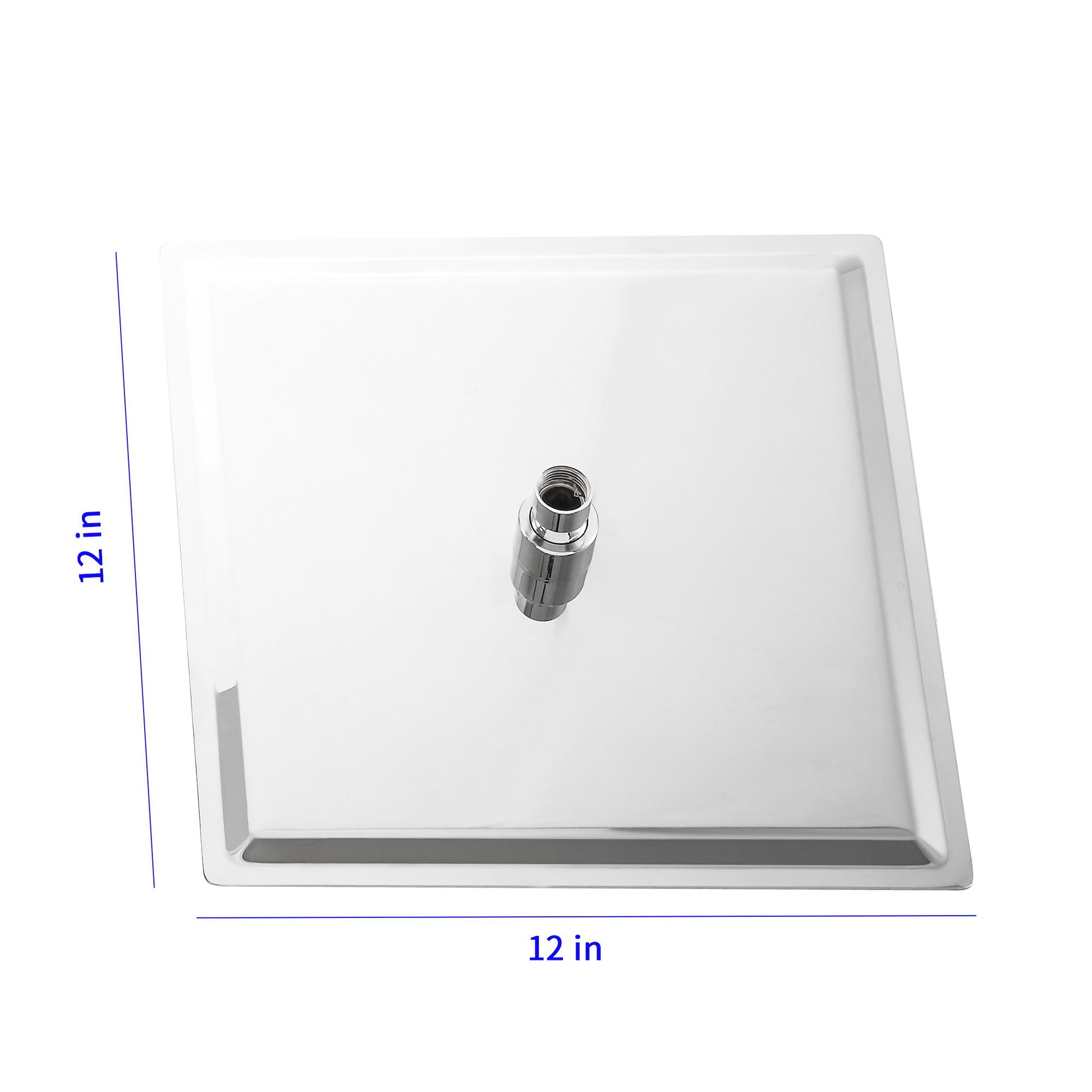 Ultra Thin Square Rainfall Shower Head Stainless Steel, Wall Or Ceiling Mount Daily Nest
