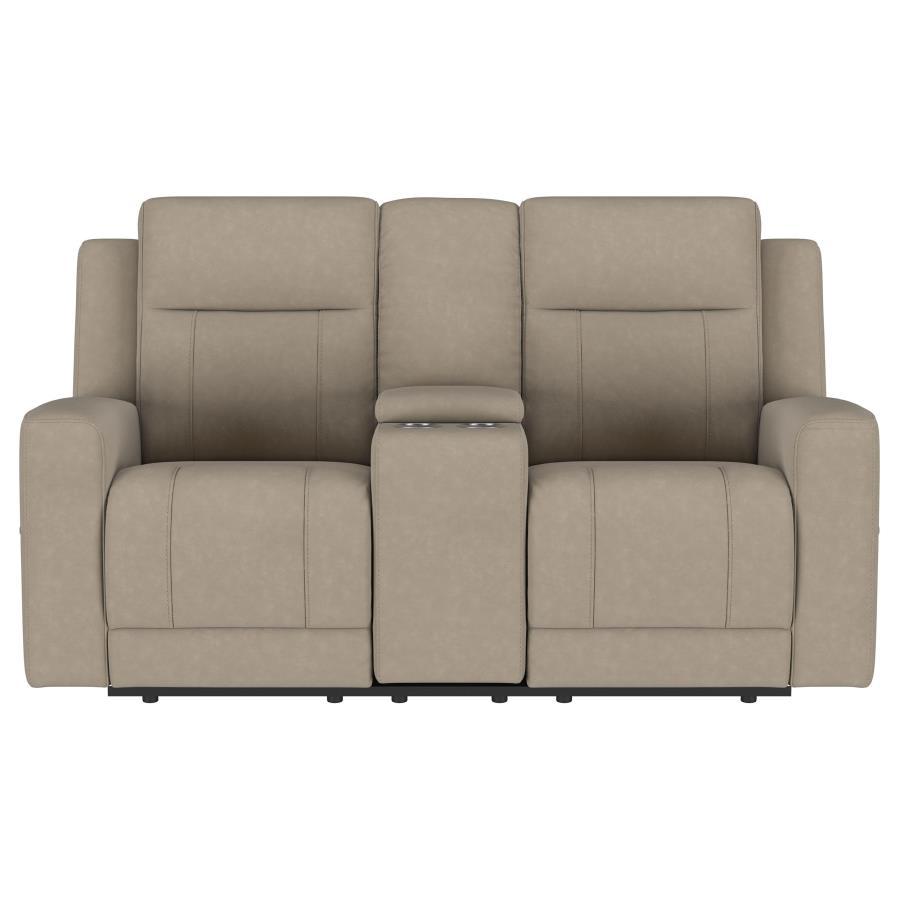 Brentwood - Upholstered Motion Reclining Loveseat Coaster Fine Furniture