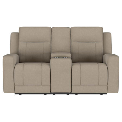 Brentwood - Upholstered Motion Reclining Loveseat Coaster Fine Furniture