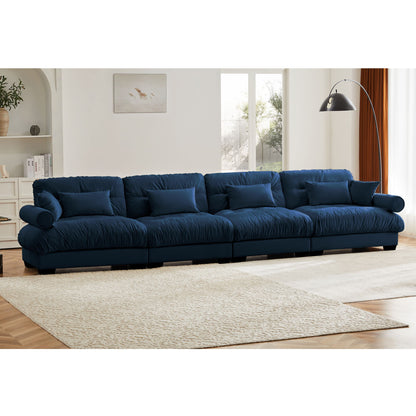 Super Comfort Oversized Modular Sectional Sofa, Deep Seat Convertible L Shaped Couch Home Essentials
