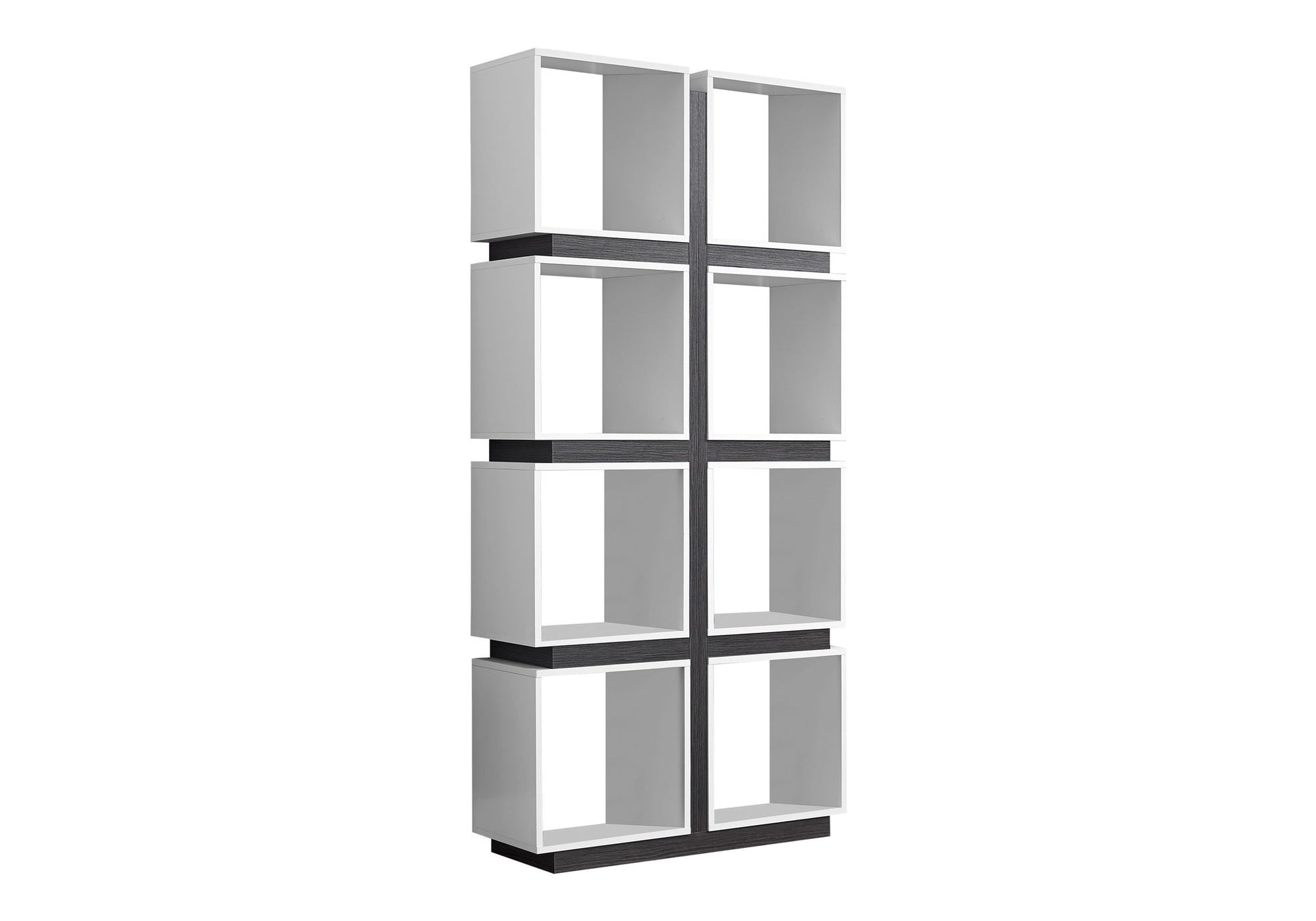 Bookshelf, Bookcase, Etagere, 5 Tier, For Office, Contemporary & Modern - White 8th Street