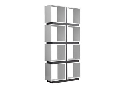 Bookshelf, Bookcase, Etagere, 5 Tier, For Office, Contemporary & Modern - White 8th Street