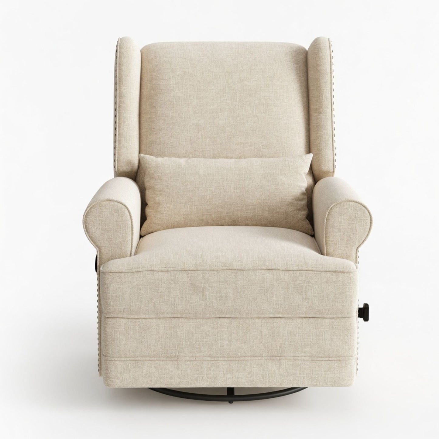 Extra Wide Swivel Recliner Glider Chair With Footrest Home Essentials