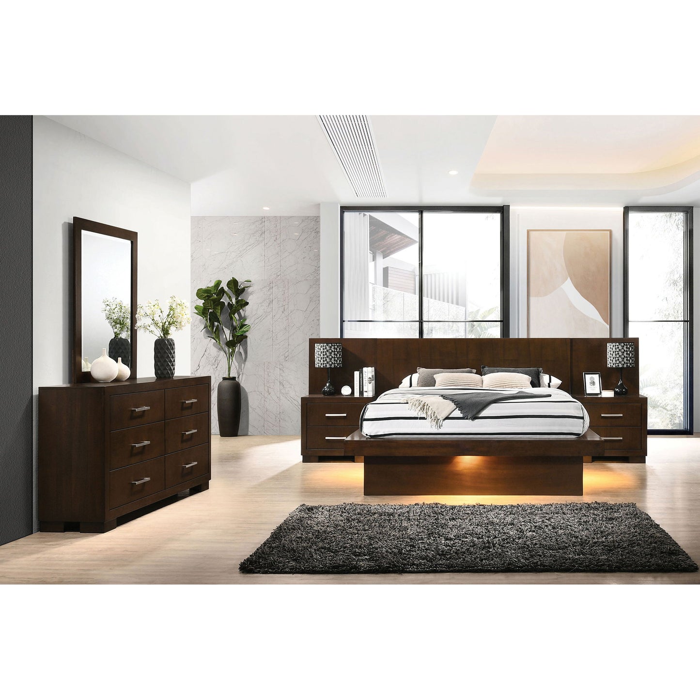 Tokyo - LED Bedroom Set Furniture Max