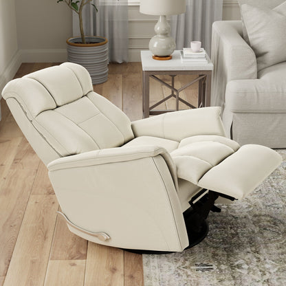 Bentley - Swivel Glider Recliner With Manual Adjustable Headrest & Footrest Home Essentials