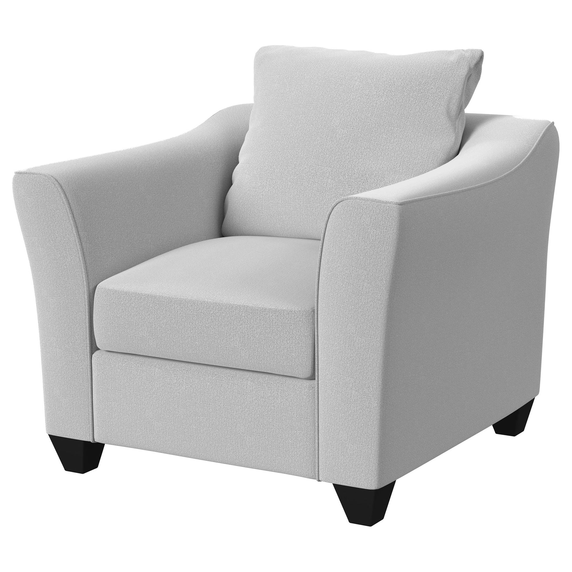 Alcazar - Arm Accent Chair - Gray Furniture Max