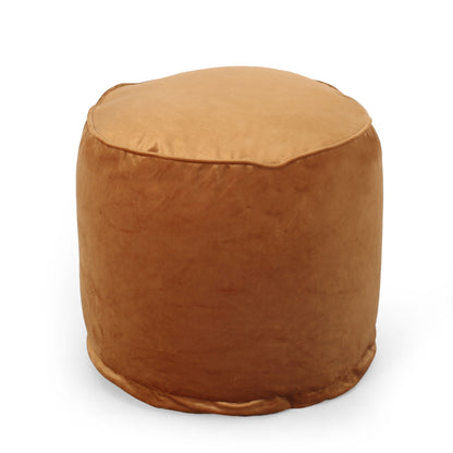 Shimon - Cylinder Pouf Ottoman And Floor Cushion Home Essentials