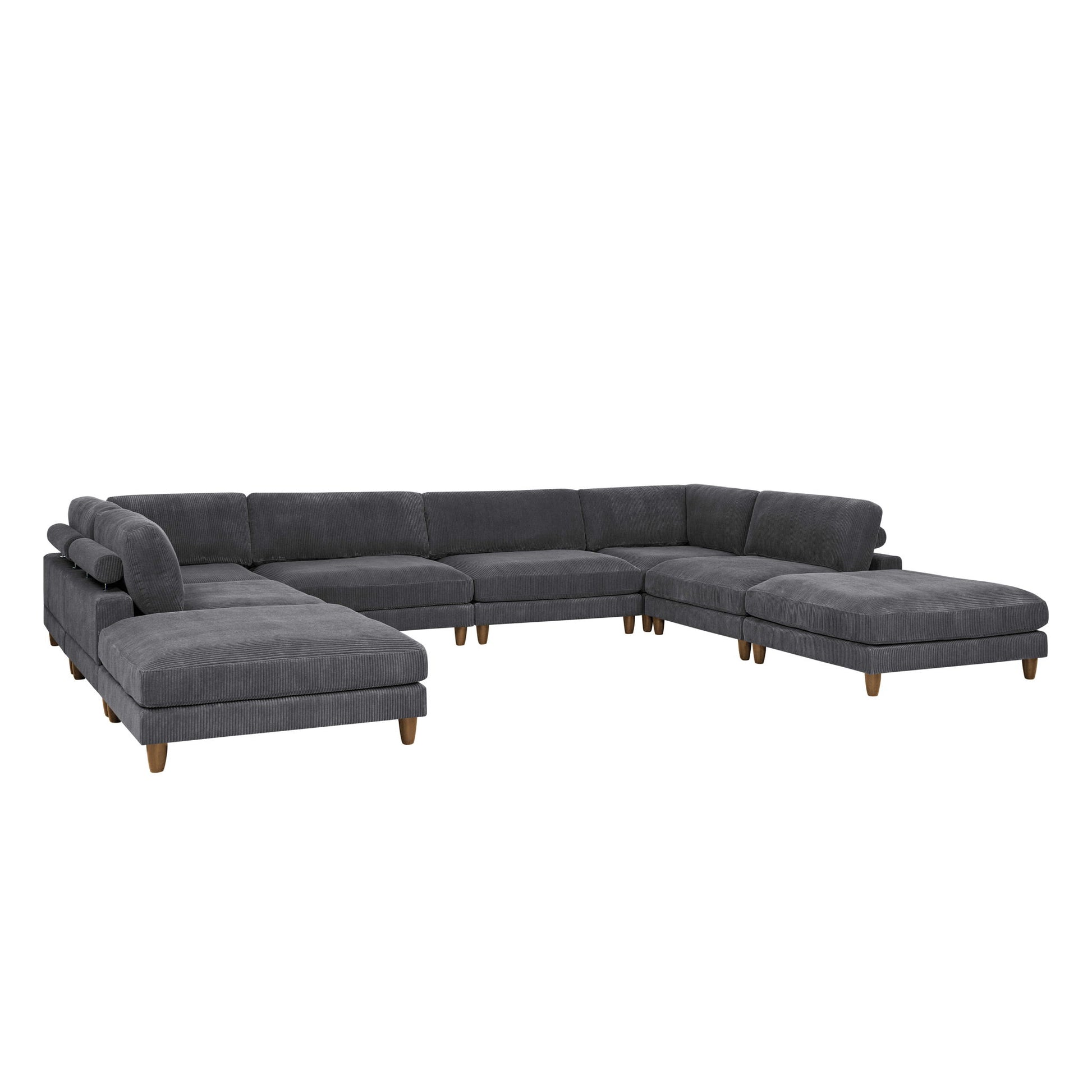 Modern Modular Sectional With Adjustable Back Support Home Essentials