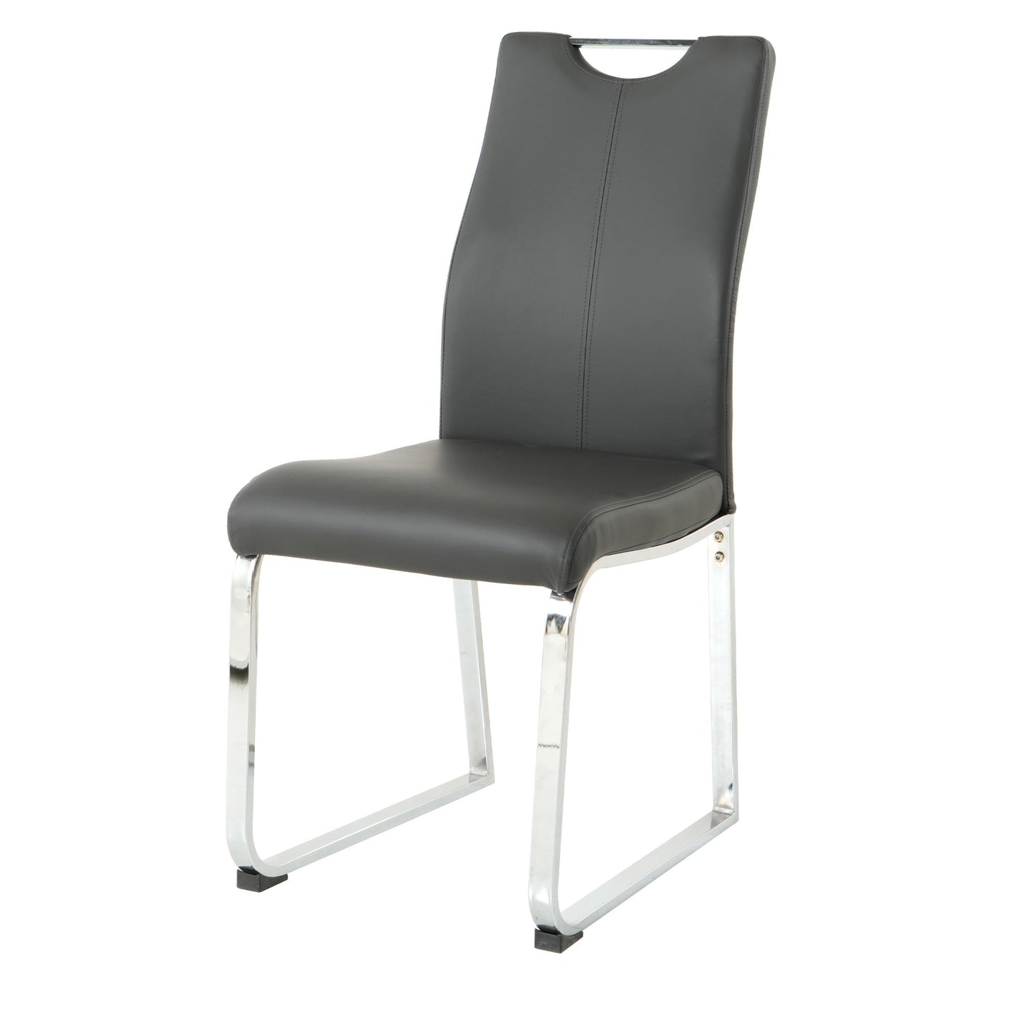 Modern Upholstered Dining Chair Electroplated Metal Legs (Set of 2) Home Essentials