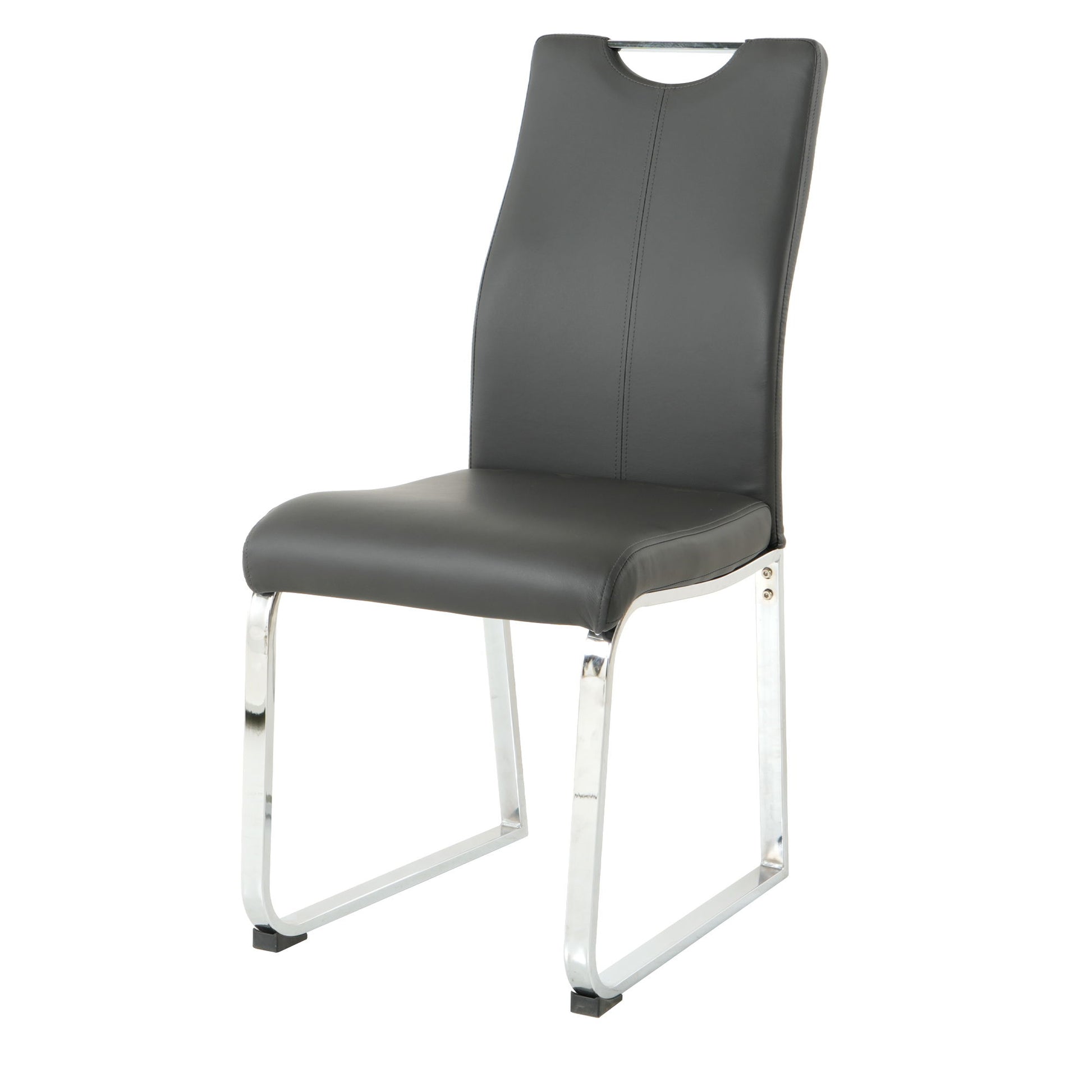Modern Upholstered Dining Chair Electroplated Metal Legs (Set of 2) Home Essentials