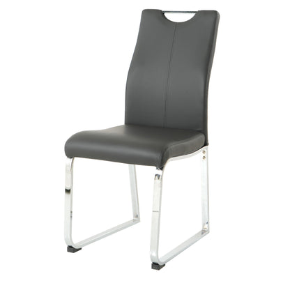 Modern Upholstered Dining Chair Electroplated Metal Legs (Set of 2) Home Essentials