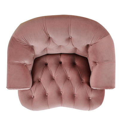 La Rosa - Victorian Tufted Upholstered Accent Chair Jennifer Taylor Home