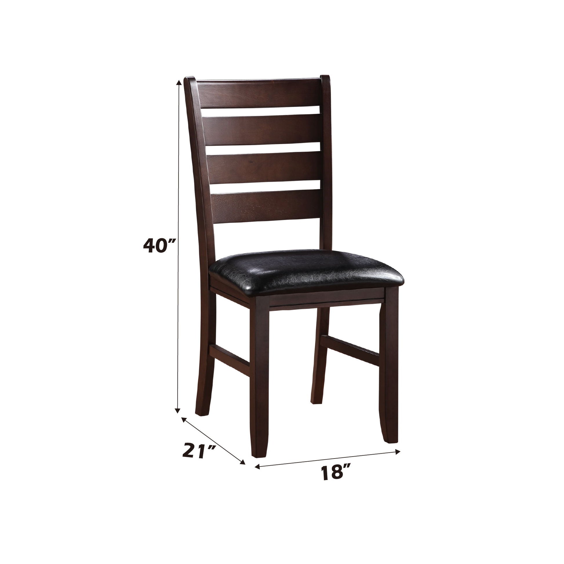 Urbana - Synthetic Leather Side Chair (Set of 2) Acme