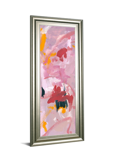 Composition 1a By Melissa Wang - Framed Print Wall Art - Pink