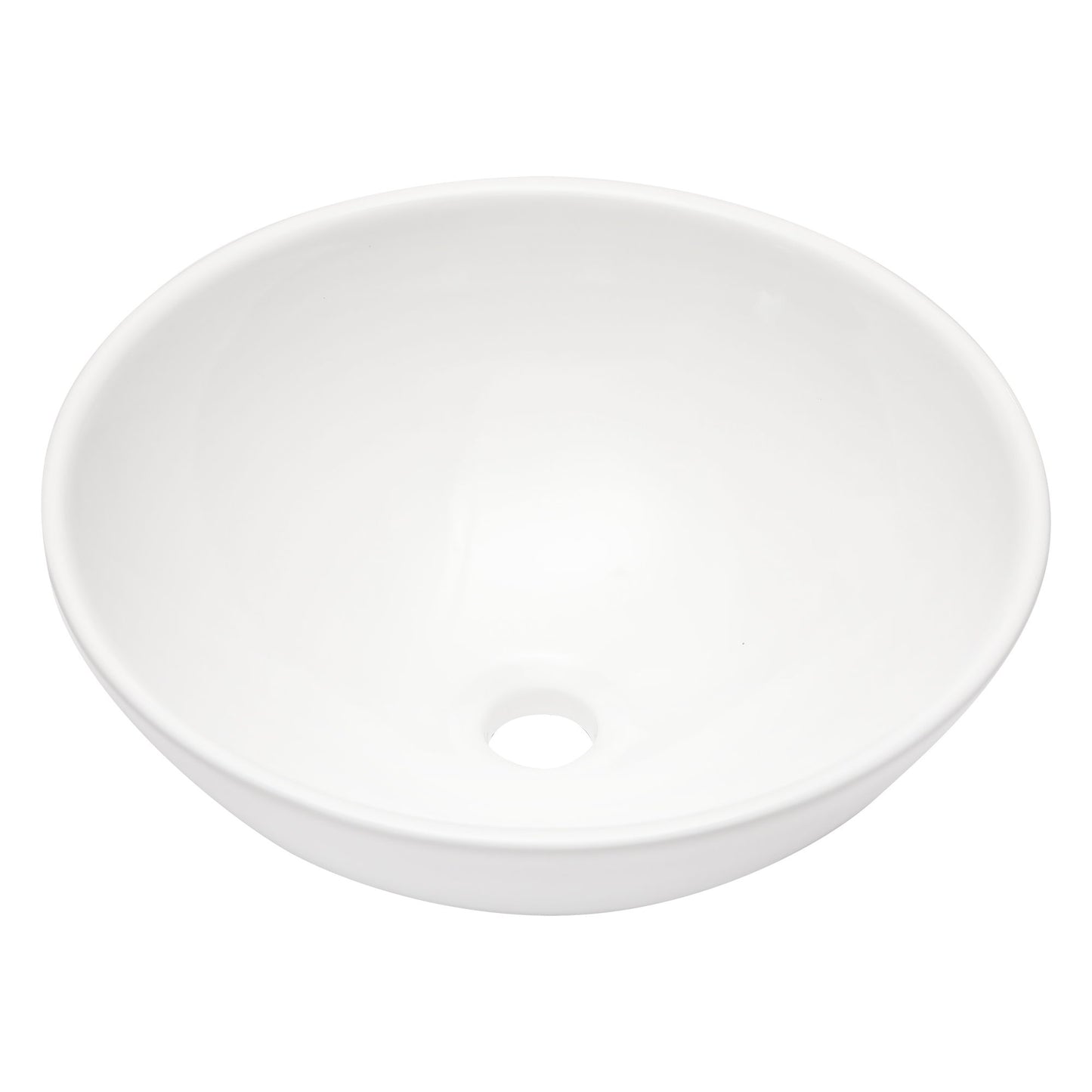 Modern Ceramic Circular Vessel Bathroom Sink Daily Nest