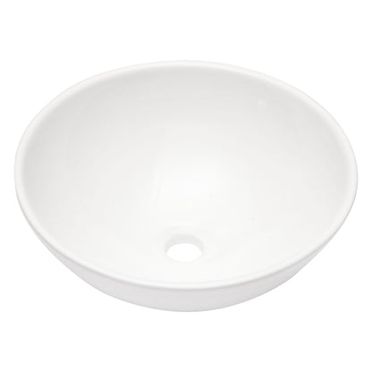 Modern Ceramic Circular Vessel Bathroom Sink Daily Nest