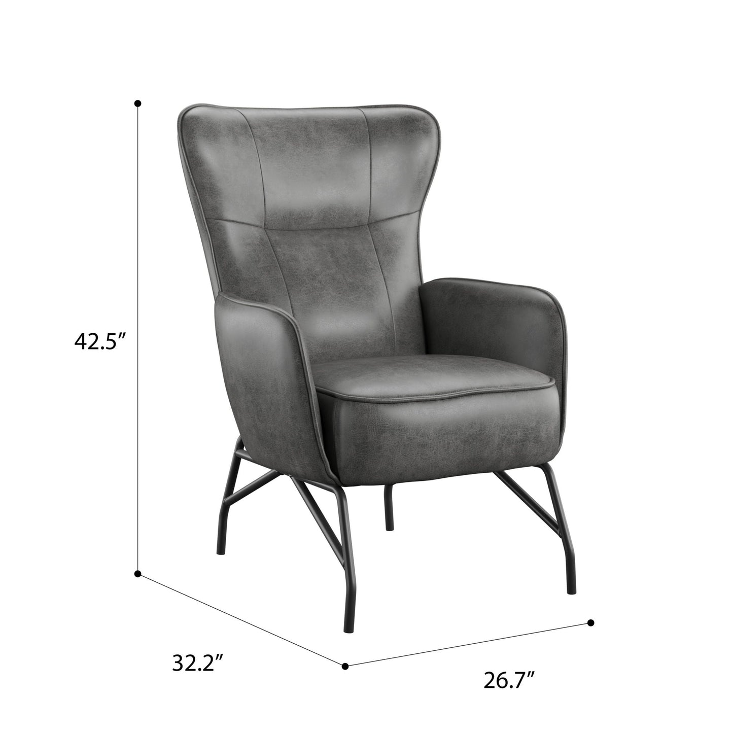Contemporary Style Accent Chair Emerald Home