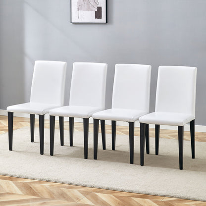 Versatile Dining Chairs With Comfortable Design And Metal Legs Home Essentials