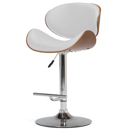 Marana - Multifunctional Handcrafted Bentwood Adjustable Swivel Bar Stool Simpli-Home