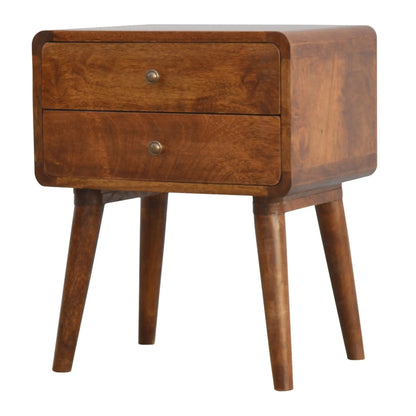 Curved Nightstand Artisan Furniture
