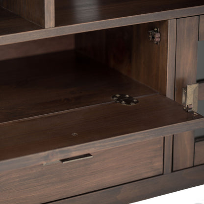Artisan - TV Media Stand - Natural Aged Brown Simpli-Home