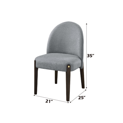 Clayten - Dining Chair (Set of 2) - Gray Acme