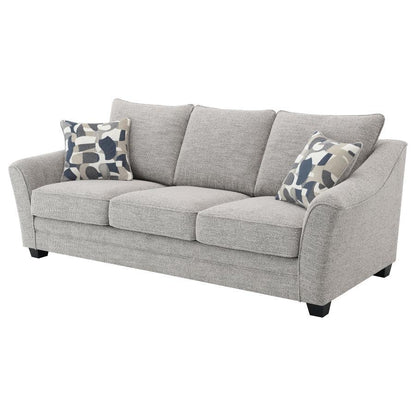 Tomkins - Boucle Upholstered Sofa - Light Gray Coaster Fine Furniture