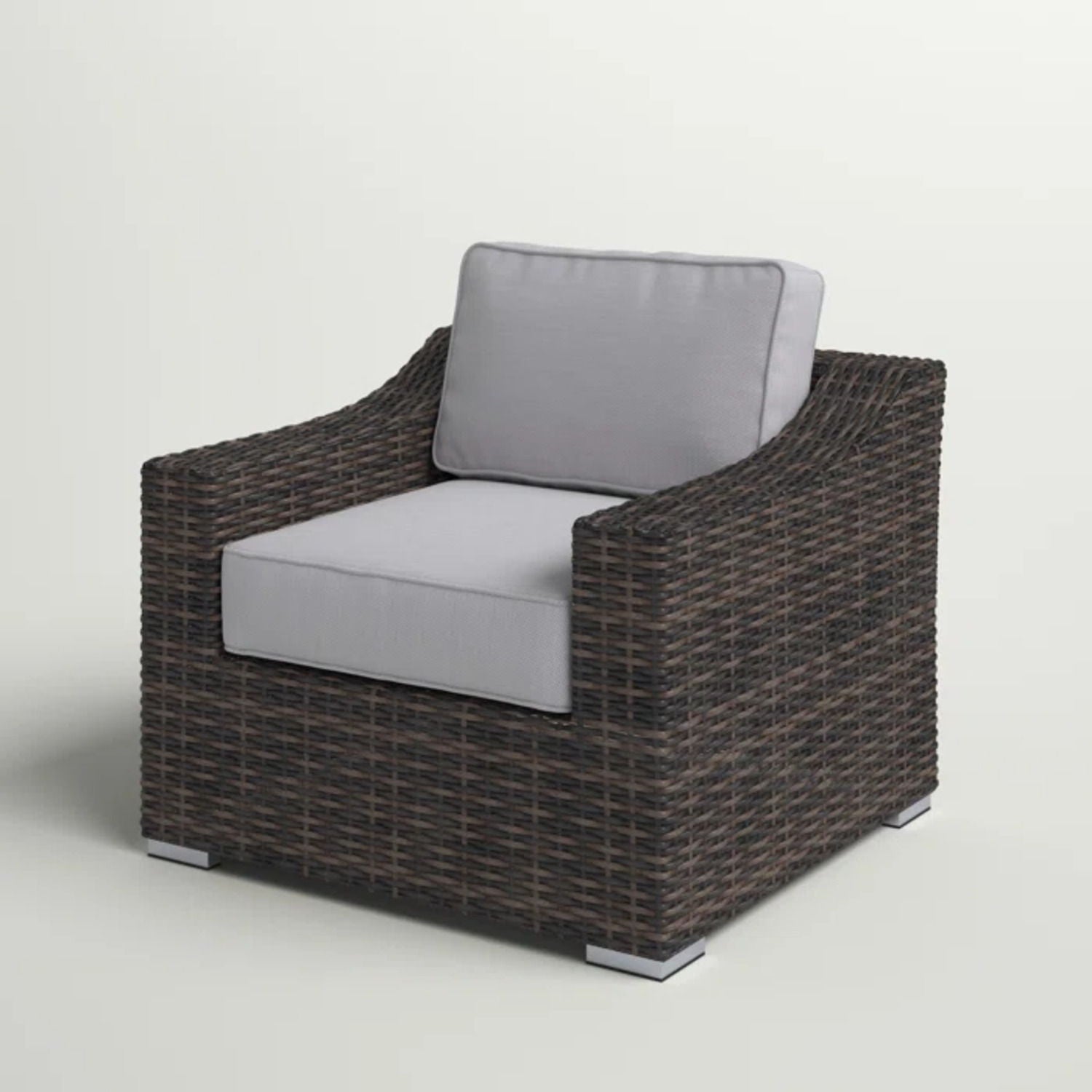 Patio Chair With Cushions Modern Design LSI Patio Furniture
