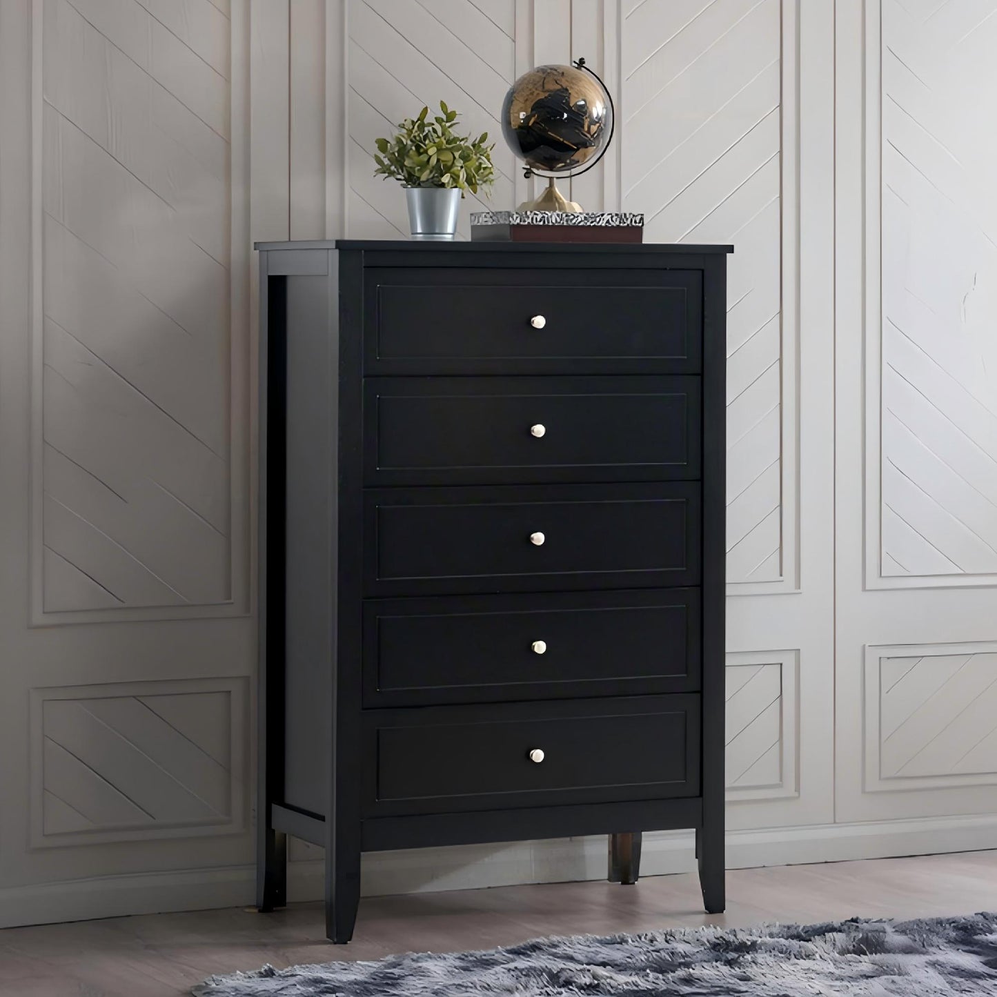 Daniel - Chest, 5 Drawer Storage Unit Glory Furniture