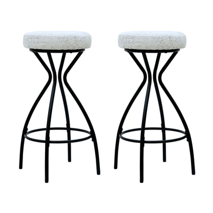 Modern Backless Bar Stools For Kitchen Island (Set of 2) Home Essentials