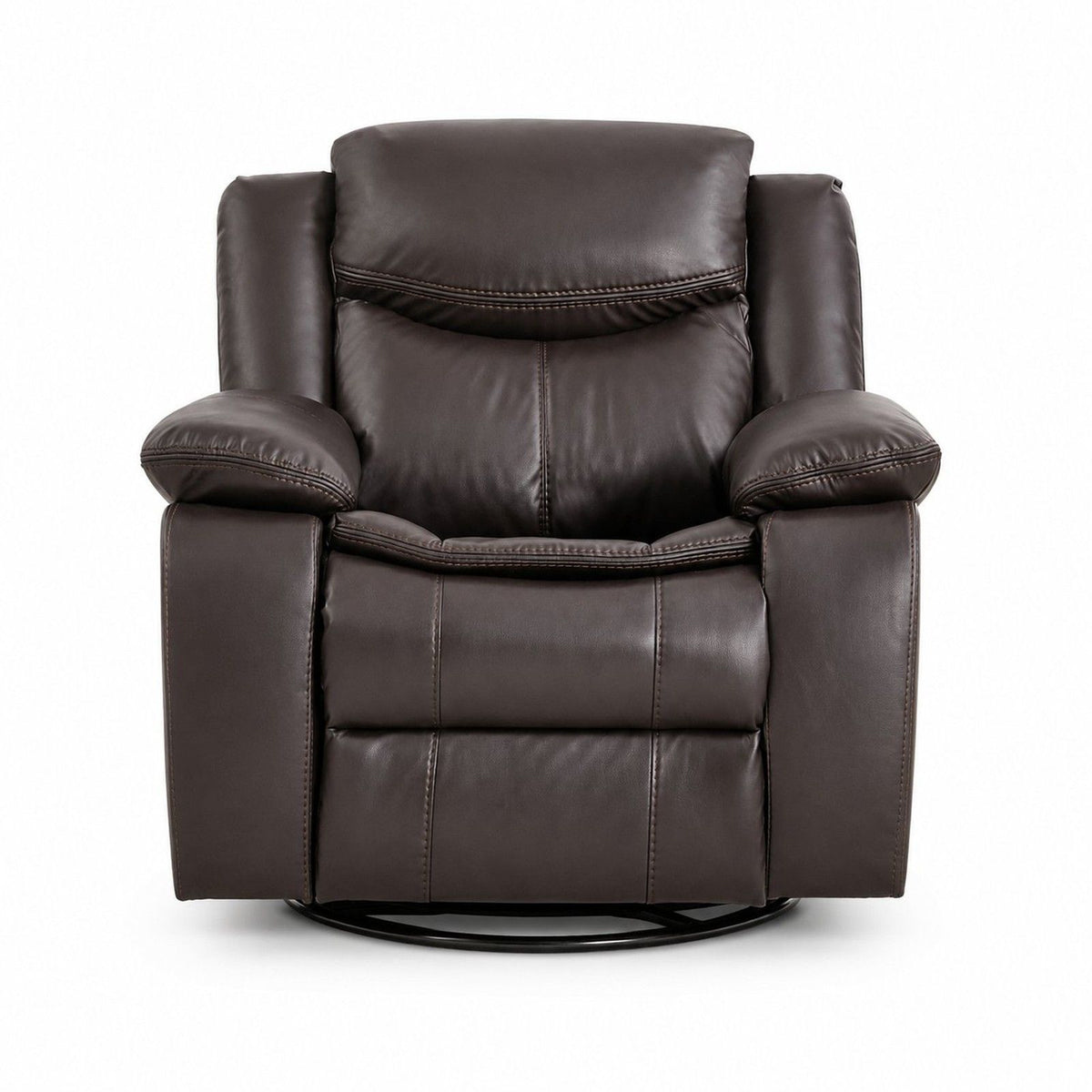Rocker Recliner Chair With Manual Recline And 360° Swivel Base Home Essentials